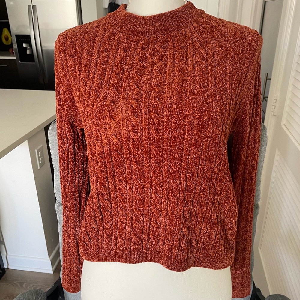 Something Navy Chenille Sweater